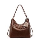 Multifunctional Casual Vintage Large Capacity Shoulder Bag (Can be used as a backpack)