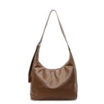 Minimalist, Fashionable Vintage Soft-Pack Shoulder Bag