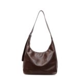 Minimalist, Fashionable Vintage Soft-Pack Shoulder Bag