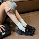 Genuine Leather Vintage Shiny Loafers