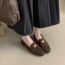 Suede Fashion Loafers Flat Shoes
