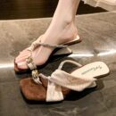 Elegant French-Style High-Heel Sandals