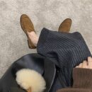 Retro Suede Loafers - Multi - Color Elegant Flat Shoes
