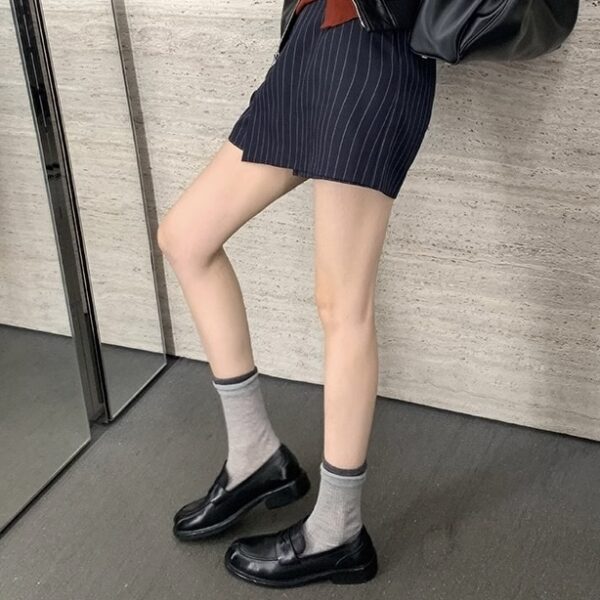 Leather Vintage British-Style Loafers