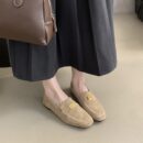 Suede Fashion Loafers Flat Shoes