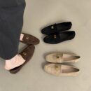 Suede Fashion Loafers Flat Shoes