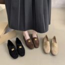 Suede Fashion Loafers Flat Shoes