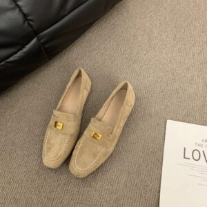 Suede Fashion Loafers Flat Shoes