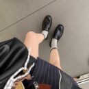 Leather Vintage British-Style Loafers